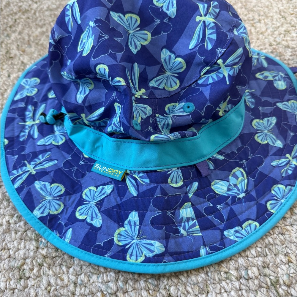 Sundry Blue Butterfly Bucket Hat